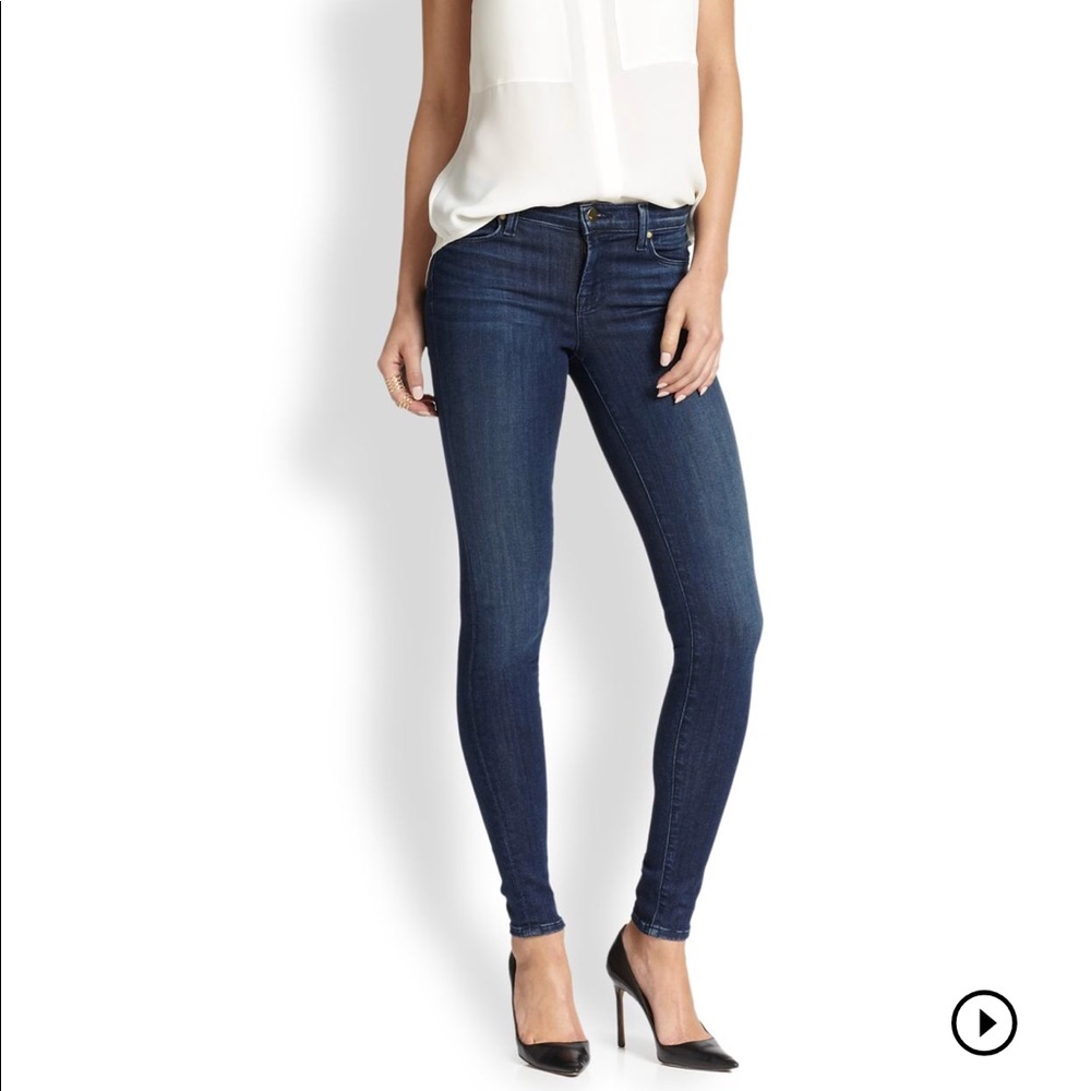 J Brand 8112 Mid Rise skinny jeans Atlantis 23
